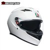 MŨ BẢO HIỂM FULLFACE AGV K3 - MONO SETA WHITE - 2024