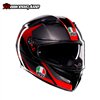 MŨ BẢO HIỂM FULLFACE AGV K3 - STRIGA BLACK/GREY/RED - 2024