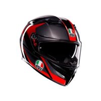 Mũ bảo hiểm fullface AGV K3 Striga Black Grey Red