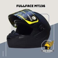 Mũ bảo hiểm Fullface Asia MT136 Size L - Đen nhám