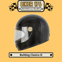 Mũ bảo hiểm Fullface Bulldog Classico Carbon & sợi thủy tinh cực chất - BIKER 176 - Mũ bảo hiểm Vũng Tàu