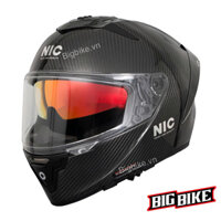MŨ BẢO HIỂM FULLFACE CACBON NIC N01 – 2 KÍNH