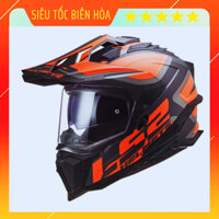Mũ Bảo Hiểm Fullface Cào Cào LS2 MX701 Cam Đen Chính Hãng Tặng Kèm Khăn Ninja