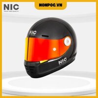 Mũ Bảo Hiểm Fullface Carbon NIC N06 Chính Hãng
