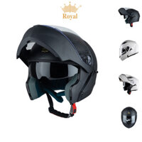 Mũ Bảo Hiểm Fullface Lật Hàm 2 Kính Cao Cấp - Royal M179 - Hàng Chính Hãng