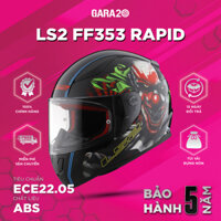 Mũ Bảo Hiểm Fullface LS2 FF353 Rapid Chuẩn ECE 22.05 Nón Helmet Đi Xe Máy Mô Tô PKL [Hàng chính hãng]