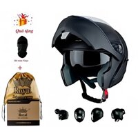 mũ bảo hiểm fullface royal M179 đen - TẶNG MŨ TRÙM NINJA
