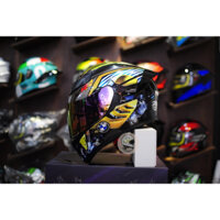 Mũ bảo hiểm fullface royal m138 chính hãng tem bmw night fury helmet