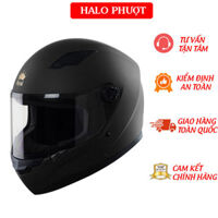 Mũ Bảo Hiểm Fullface Royal M136 An Toàn, Thời Trang - Chính Hãng - Đen Mờ - XL