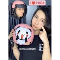 Mũ bảo hiểm Gấu trúc panda - Hàng công ty - Sắc nét từng chi tiết 😘💋🌈❤️