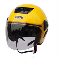 Mũ Bảo Hiểm Gro Chính Hãng 3/4 đầu T318.V2 Honda – Vàng Đậm