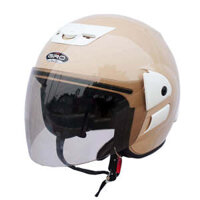 Mũ Bảo Hiểm Gro Chính Hãng 3/4 đầu T318.V2 Honda – Kem Sữa