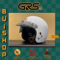 Mũ bảo hiểm Grs 3/4 đầu kính âm GRS A388k mới - Helmet dấu kính nón phượt cao cấp chính hãng 100% công nghệ Đài Loan