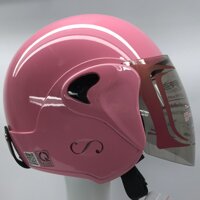 Mũ bảo hiểm GRS A318K hồng nhạt