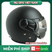 Mũ bảo hiểm GRS A368K đen nhám