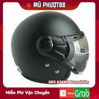 Mũ bảo hiểm GRS A368K đen nhám