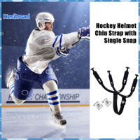 Mũ bảo hiểm Hesitroad Dây đeo cằm Thay thế Mũ bảo hiểm thoải mái Dây đeo cằm Mũ bảo hiểm khúc côn cầu cao cấp Dây đeo cằm có khóa kim loại Có thể điều chỉnh và thoải mái Phù hợp cho mũ bảo hiểm khúc côn cầu trên băng