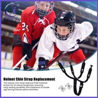 Mũ bảo hiểm khúc côn cầu Wharick Dây đeo cằm có khóa kim loại cho độ bền chắc và thoải mái Phù hợp với Bộ sửa chữa mũ bảo hiểm đa năng và có thể điều chỉnh cho mũ bảo hiểm khúc côn cầu trên băng