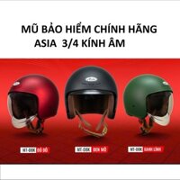 Mũ Bảo Hiểm Kính âm Cao Cấp Asia MT08k - Lót Tháo Rời Tiện Dụng - Hàng Chính Hãng - Bảo Hành 12 Tháng