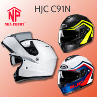 Mũ bảo hiểm lật cầm HJC C91N chính hãng bảo hành 2 năm giữ ấm mùa mưa