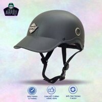 Mũ bảo hiểm lưỡi trai cao cấp NAPOLI chính hãng nón sơn trơn dành cho cả nam và nữ