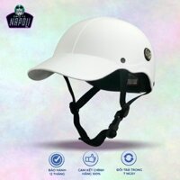 Mũ bảo hiểm lưỡi trai cao cấp NAPOLI chính hãng nón sơn trơn dành cho cả nam và nữ