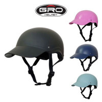 Mũ bảo hiểm lưỡi trai khoét T68 GRO HELMET cao cấp dáng nửa đầu trang trí cho nữ,giá rẻ nhiều màu,có lỗ buộc tóc