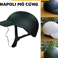 Mũ bảo hiểm lưỡi trai Napoli ,nón bảo hiểm 1/2 kết cứng,mỏ liền,nón sơn dành cho nam nữ,bảo hành 12 tháng