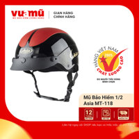 Mũ Bảo Hiểm Lưỡi Trai  Xe Máy 1/2 Đầu Asia MT-118, Nón Bảo Hiểm Cho Nam Và Nữ Đi Xe Máy | Vua Mũ Store