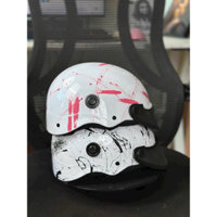 Mũ Bảo Hiểm Nam Nữ Hoạ Tiết Bóng Vành Mũ Có Lót Mũ