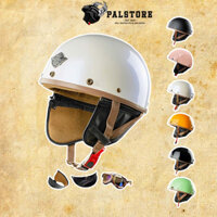 Mũ bảo hiểm Napoli N120 nửa đầu - Đủ màu - [FREESHIP]