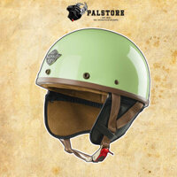 Mũ bảo hiểm Napoli nửa đầu - Xanh Ngọc (Bơ) - [FREESHIP]