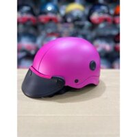 Mũ bảo hiểm Napoli nửa đầu vành lưỡi trai nón sơn mềm mại, đủ màu phù hợp cả nam và nữ