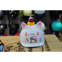 Mũ bảo hiểm Napoli SH N088 gắn phụ kiện xinh đẹp