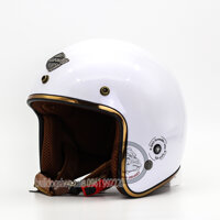 Mũ Bảo Hiểm Napoli Sh N099 - 20 Màu - Trắng bóng