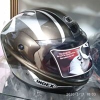 Mũ bảo hiểm Nón bảo hiểm Index hàng Sài Gòn họa tiết ngẫu nhiên (loại đẹp vì nhiều hàng fake lắm)