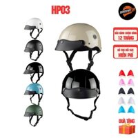 MŨ BẢO HIỂM NON SƠN HP HELMET (TẶNG KÈM TAI MÈO) VÀ PHỤ KIỆN KÍNH BOGO, BẢO HÀNH 12 THÁNG SPKM