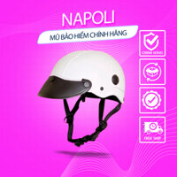 Mũ bảo hiểm nón sơn lưỡi trai mềm màu trơn cao cấp NAPOLI CHÍNH HÃNG dành cho cả nam và nữ