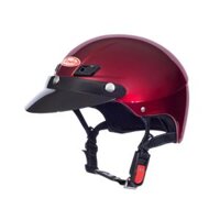 Mũ bảo hiểm nửa đầu ANDES-109 MỎ ĐỎ ĐÔ BÓNG