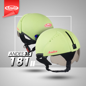 Mũ bảo hiểm nửa đầu Andes 3S181 - Nhám