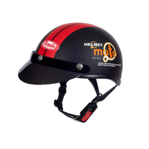 Mũ bảo hiểm nửa đầu Andes 3SHALY - Tem nhám