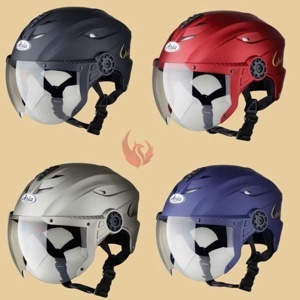 Mũ bảo hiểm nửa đầu có kính Asia MT117K