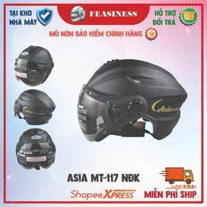 Mũ bảo hiểm nửa đầu có kính Asia MT117K