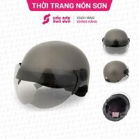 Mũ bảo hiểm nửa đầu có kính chính hãng NÓN SƠN-KT-XM151 - Size M 56.5cm