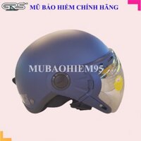Mũ bảo hiểm nửa đầu có kính GRS A33kính, nón bảo hiểm đẹp cho nam và nữ ♥️ Shop Uy Tín ♥️