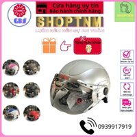 Mũ bảo hiểm nữa đầu có kính GRS A102K cao cấp chính hãng, Nón bảo hiểm có kính nữa đầu GRS nhiều màu cho nam nữ
