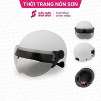 Mũ bảo hiểm nửa đầu có kính chính hãng NÓN SƠN KT-TR002 - Size XL 58cm