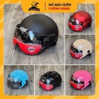 Mũ bảo hiểm nửa đầu GRS A33K chính hãng,nón bảo hiểm 1/2 có kính chắn gió,bảo hành 12 tháng