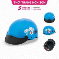 Mũ bảo hiểm nửa đầu trẻ em hoa văn NÓN SƠN DC-499.114