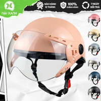 Mũ bảo hiểm nửa đầu VARO A33K có kính chắn gió, chống tia uv cao cấp